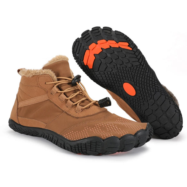2023 Winter Boots for Men Women Snow Barefoot Casual Shoes Outdoor Work Shoes Ladies Warm Fur Men Ankle Shoes Male Snow Boots