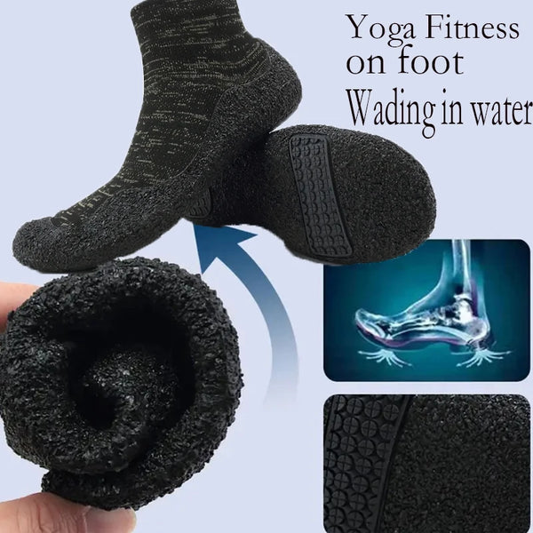 New men's plastic creek shoes, Socks, sports shoes, Water shoes, Outdoor leisure hiking shoes, Multi-functional yoga and fitness